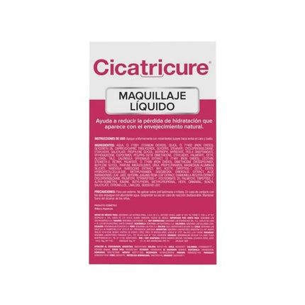 Base de maquillaje líquida Cicatricure 30 ml: tono medio, hidratante y cobertura uniforme