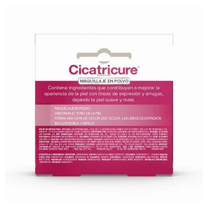 Cicatricure Compact Powder Makeup 10g – Natural Tone, Matte Finish
