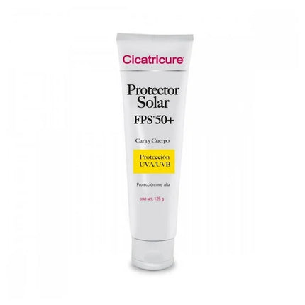 Protector solar Cicatricure FPS 50+ para rostro y cuerpo 125 g - Protección de amplio espectro