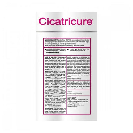 Protector solar Cicatricure FPS 50+ para rostro y cuerpo 125 g - Protección de amplio espectro
