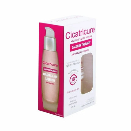 Base de maquillaje líquida Cicatricure con terapia de calcio (30 ml)