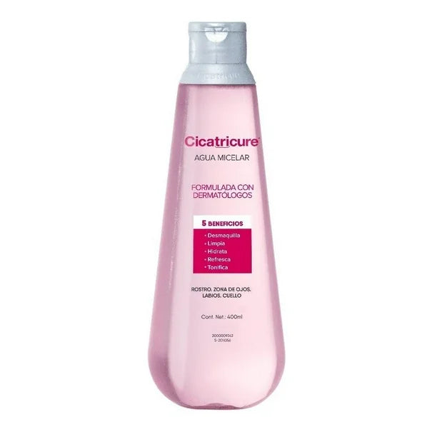 Agua Micelar Cicatricure 400 ml - Limpieza e hidratación suave