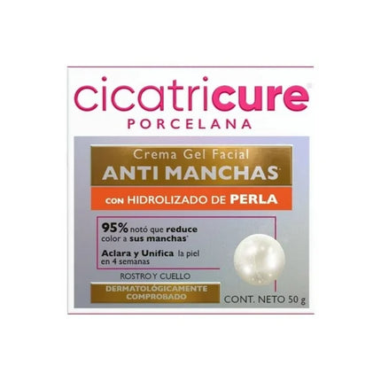 Cicatricure Porcelana Gel Crema Facial 50g – Fórmula Hidratante e Iluminadora