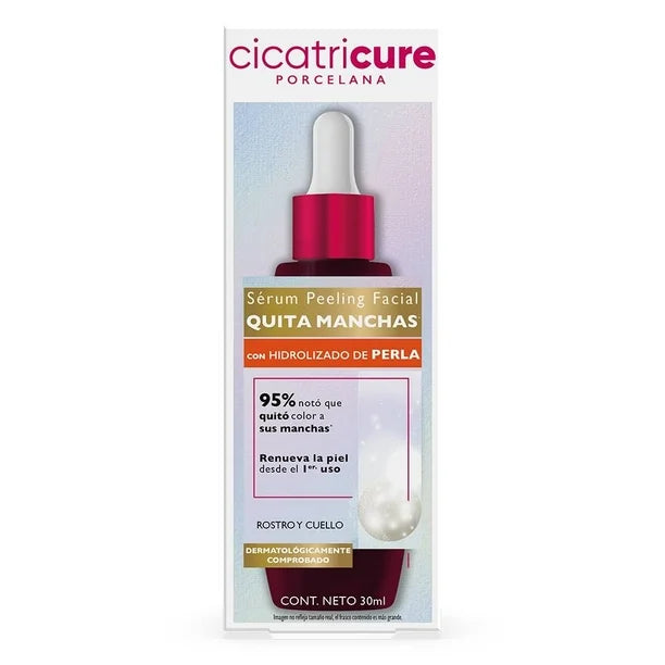 Cicatricure Porcelana Face Serum Peeling para Eliminación de Manchas 30ml