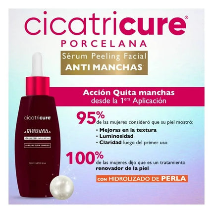 Cicatricure Porcelana Face Serum Peeling para Eliminación de Manchas 30ml