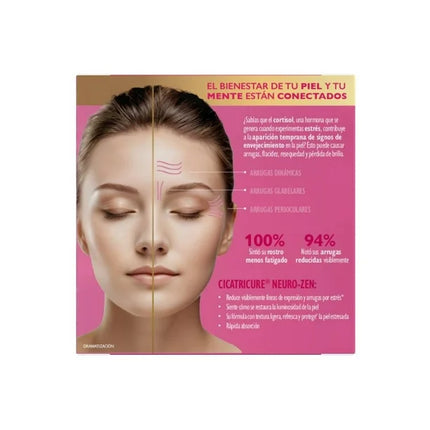 Crema facial antiarrugas Cicatricure Neuro Zen 50 g - Reducción de arrugas