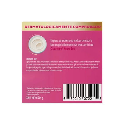 Crema facial antiarrugas Cicatricure Neuro Zen 50 g - Reducción de arrugas
