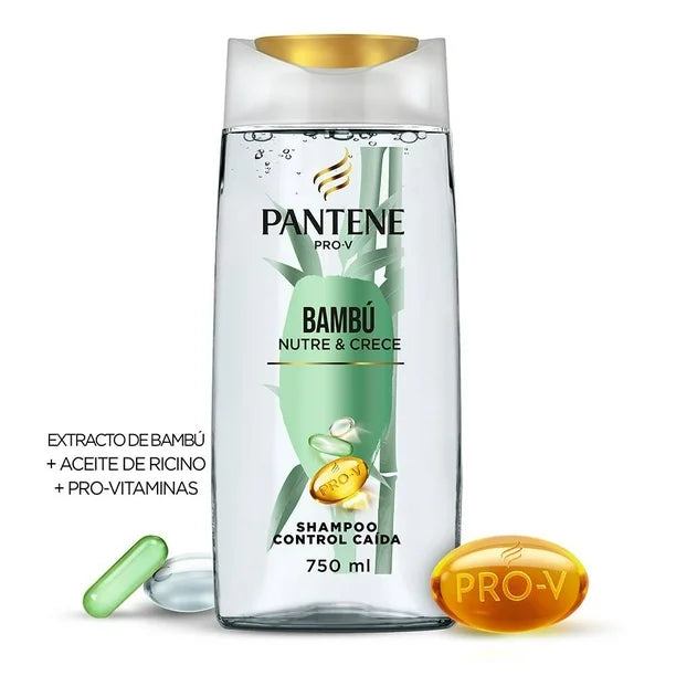 Pantene Pro-V Bambú Nutre y Crece-Combo 750 ml + 700 ml