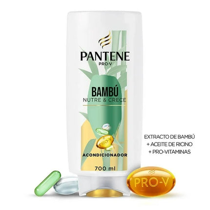 Pantene Pro-V Acondicionador Bambú Nutre y Crece – 700 ml