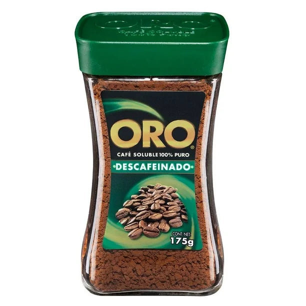 Oro 24K Decaf Instant Coffee – Premium Soluble Coffee, 175g