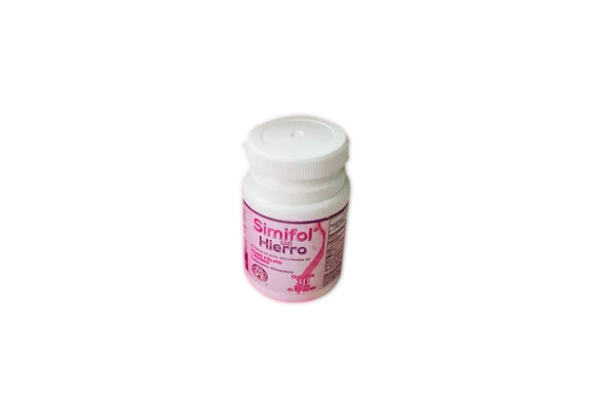 SimiFol Folic Acid / Chelated Iron – 30 Tablets