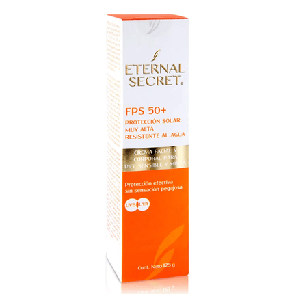 Facial and Body Sunscreen "SPF 50+ 125g Eternal Secret