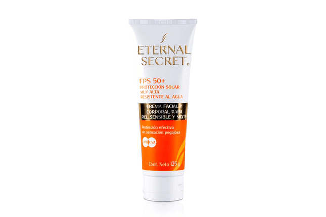Facial and Body Sunscreen "SPF 50+ 125g Eternal Secret