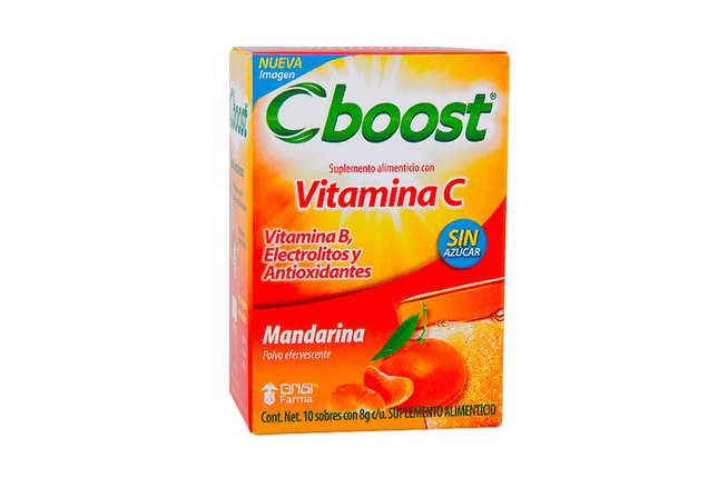 Ascorbic Acid 300mg  – Mandarin Flavor – 10 Sachets