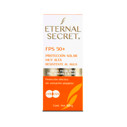 Facial and Body Sunscreen "SPF 50+ 60g Eternal Secret