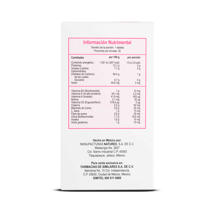 Gelasimi CysteineAntioxidant Tablets for Skin, Hair & Nails (30 Tablets)