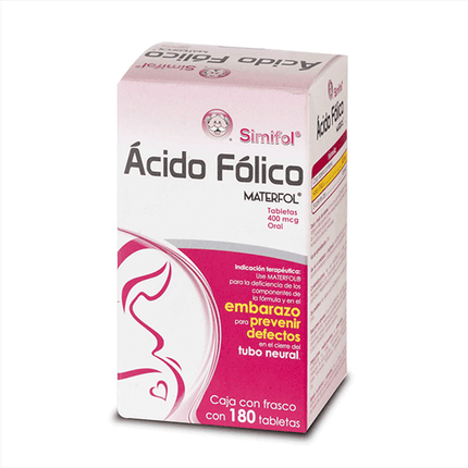 SimiFol Folic Acid 400mcg – 180 Tablets
