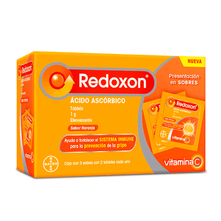 Ácido ascórbico 1 g Redoxon efervescente – 6 comprimidos