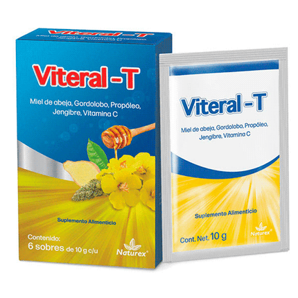 Mezcla de bienestar diario: miel, jengibre, propóleo y vitamina C (6 sobres)