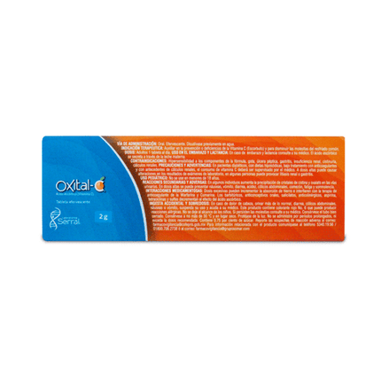 Ascorbic Acid 2g Orange Flavor – 10 Effervescent Tablets