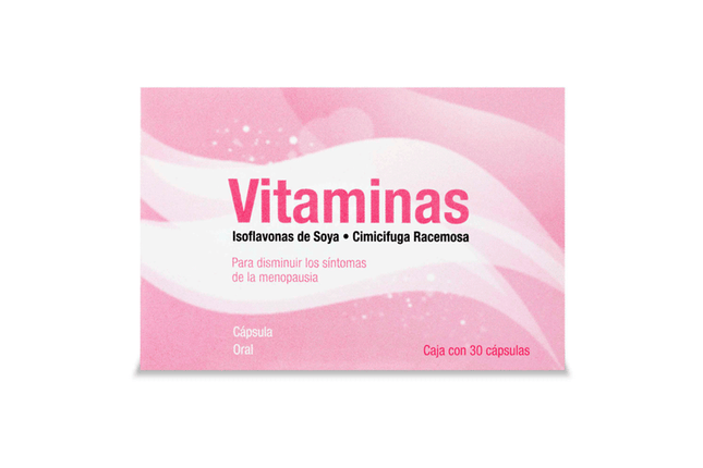 Cimicifuga Racemosa / Vitamins / Soy Isoflavones – 30 Softgel Capsules