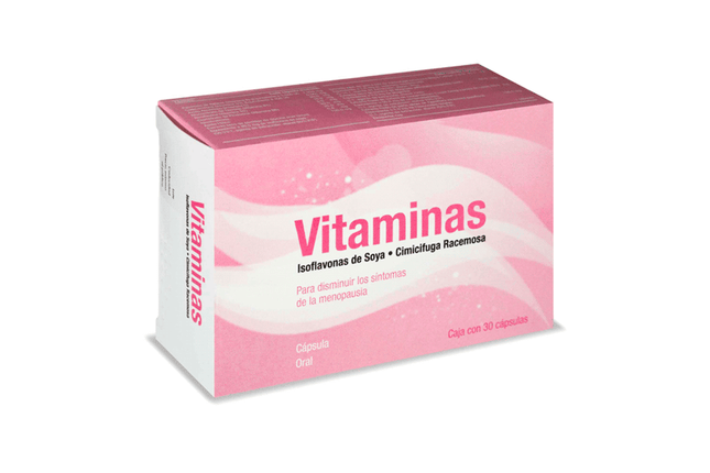 Cimicifuga Racemosa / Vitamins / Soy Isoflavones – 30 Softgel Capsules