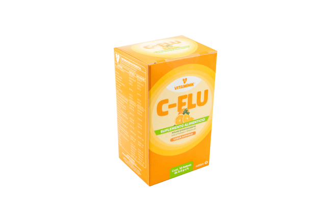 Ascorbic 300mg Powder – Orange Flavor – 10 Sachets