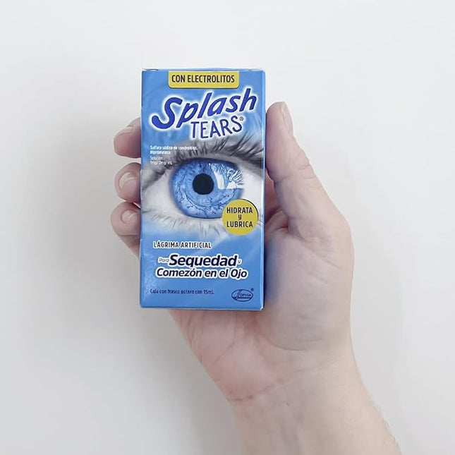 Splash Tears 15 ml: Lágrimas artificiales para la sequedad y picazón en los ojos