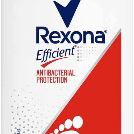 Rexona Efficient Foot Talcum Powder – Antibacterial Protection, 200 g