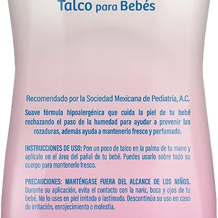Talco mágico para bebés Mennen – Rosa, hipoalergénico y suave, 400 g