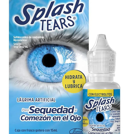 Splash Tears 15 ml: Lágrimas artificiales para la sequedad y picazón en los ojos