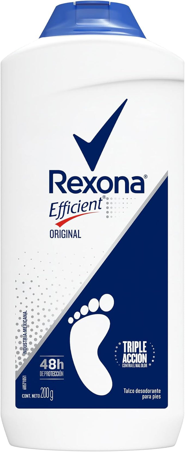Rexona Efficient Foot Deodorant Talcum Powder – Original, 200 g