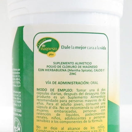 Magnesium Chloride Plus 650 mg, 60 Capsules