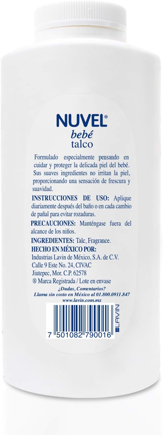 Nuvel Baby Body Talcum Powder – Extra Absorbent & Hypoallergenic, 200 g