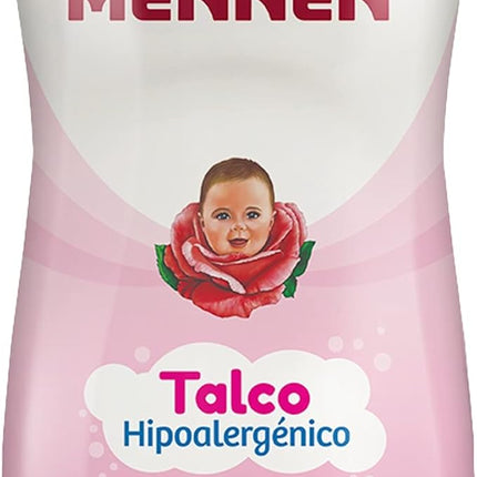Talco mágico para bebés Mennen – Rosa, hipoalergénico y suave, 400 g