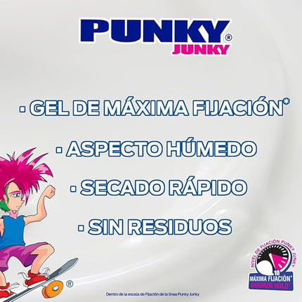 Punky Junky Hair Gel – Wet Look, 500g