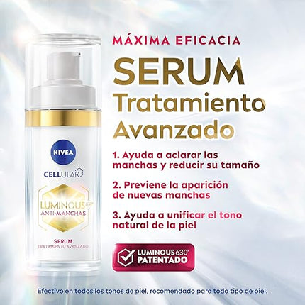 NIVEA Luminous 630 Kit Antimanchas – Rutina Facial Completa (4 Piezas)