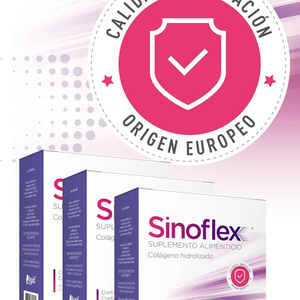 Sinoflex® Hydrolyzed Collagen Powder – 3 Box Bundle (90 Packets Total, 10g Each) – Unflavored