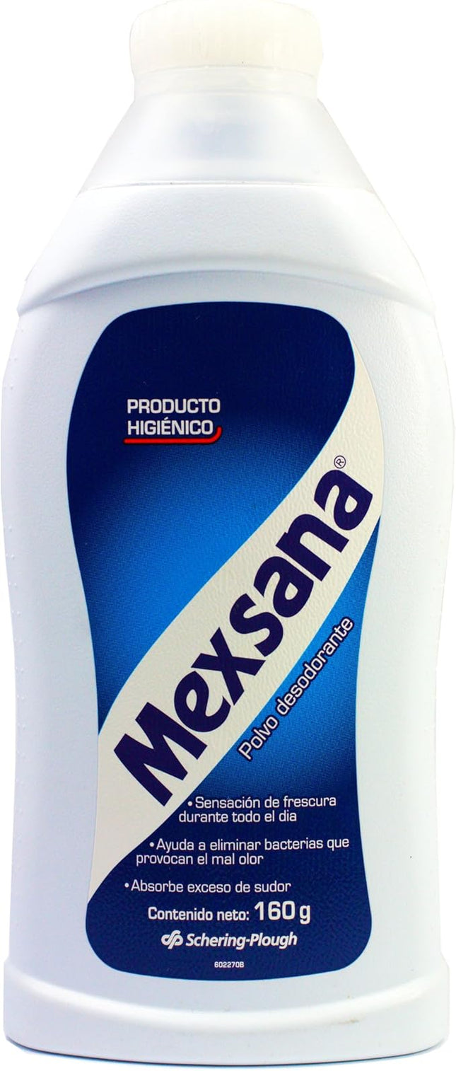 Mexsana Foot Deodorant Powder – Odor Control & Freshness, 160 g