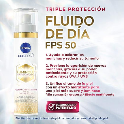 NIVEA Luminous 630 Kit Antimanchas – Rutina Facial Completa (4 Piezas)