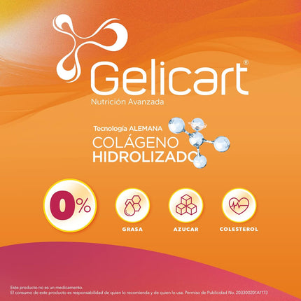 Gelicart Action® Hydrolyzed Collagen Powder – 30 Packets (20g Each)
