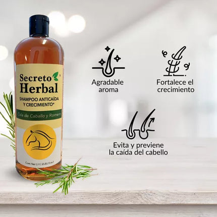 Secreto Herbal Anti-Hair Loss Shampoo  – 1L