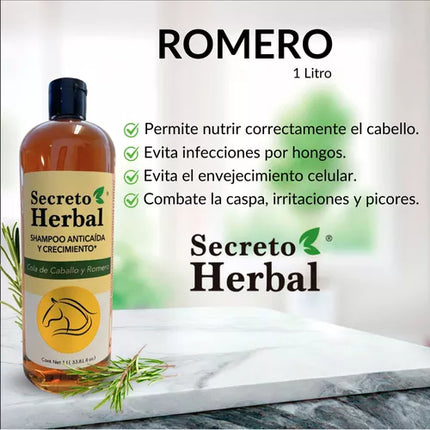 Secreto Herbal Anti-Hair Loss Shampoo  – 1L