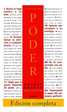 The 48 Laws of Power By Robert Green  – New & Sealed [SPANISH]