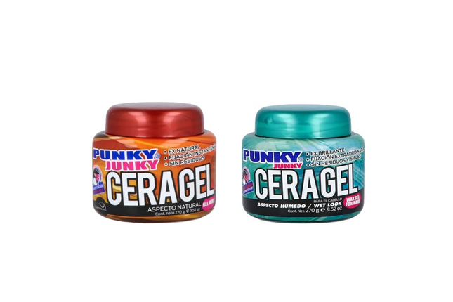 Ceragel Punky Junky + Ceragel Fijación Instantánea – Combo 270 g
