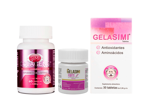 Gelasimi Forte + Gelasimi + Simi Colágeno – 3 Pack