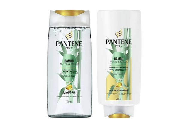 Pantene Pro-V Bambú Nutre y Crece-Combo 750 ml + 700 ml