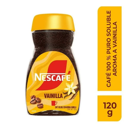 Nescafé Clásico Instant Coffee – Vanilla Aroma, 120g